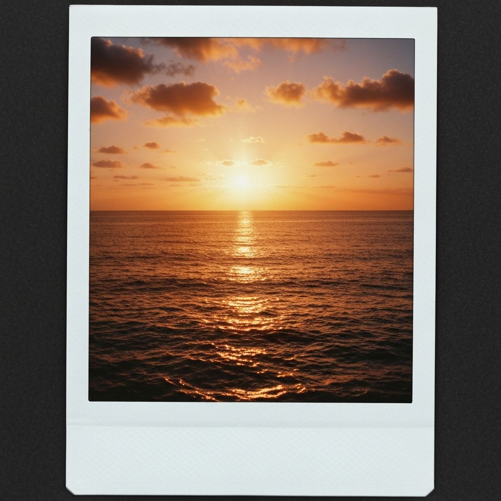 Coucher de soleil doré Martinique - Photographie nature