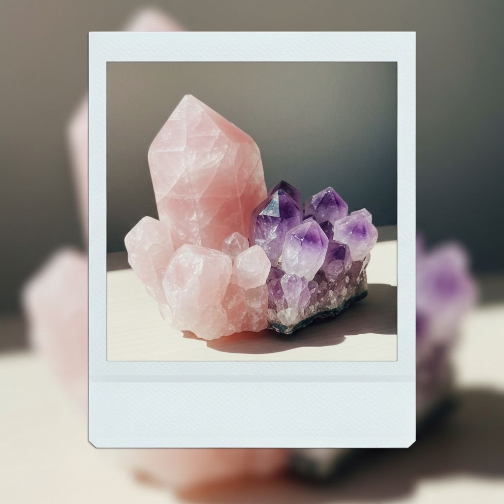 Quartz rose et cristaux - Litho-thérapie et énergies